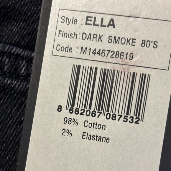 Mavi - Ella Dark Smoke 80's Denim Short - Size 29 - Picture 3 of 3